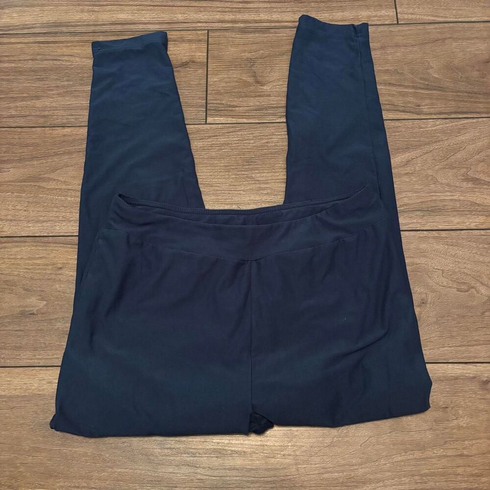 Terra-sky Women's Navy and Black Leggings
